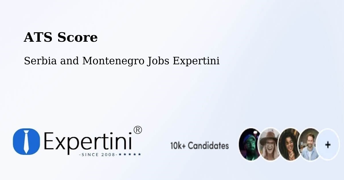 Resume ATS Score & Job Description Match Tool – Beaupré - Serbia and Montenegro Jobs Expertini